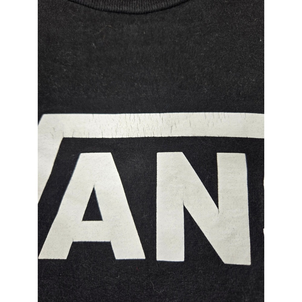 Vans Mens Graphic Logo T-Shirt Black Short Sleeve Crewneck Small - Picture 6 of 10